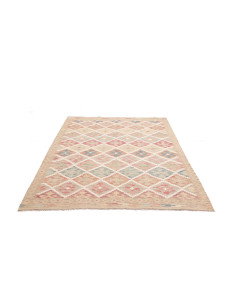 Kilim 153x196 Cm Kilim, Afghanistan, Hand-carded Wool, 2