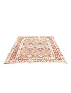 Kilim 155x187 Cm Kilim, Afghanistan, Lana Cardata A Mano Con 2