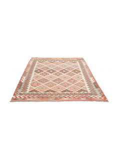 Kilim 157x190 Cm Kilim, Afghanistan, Lana Cardata A Mano 2