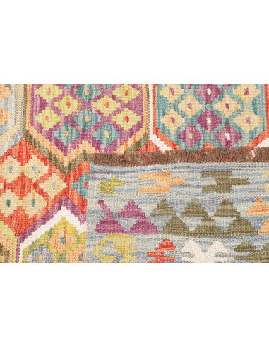 Kilim 120x172 Cm Kilim, Afghanistan, Hand-carded Wool, 0.3