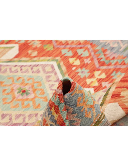 Kilim 123x170 Cm Kilim Afghanistan, Hand-carded Wool And