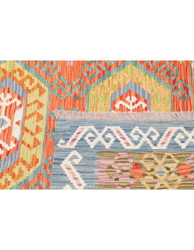 Kilim 125x173 Cm Kilim, Afghanistan, Hand-carded Wool (warp: