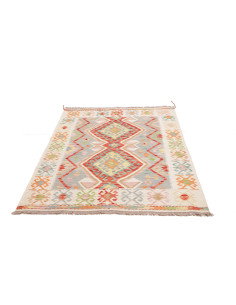 Kilim 122x175 Cm Afghan Hand-carded Wool Kilim 2