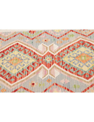 Kilim 122x175 Cm Kilim Afghano In Lana Cardata A Mano