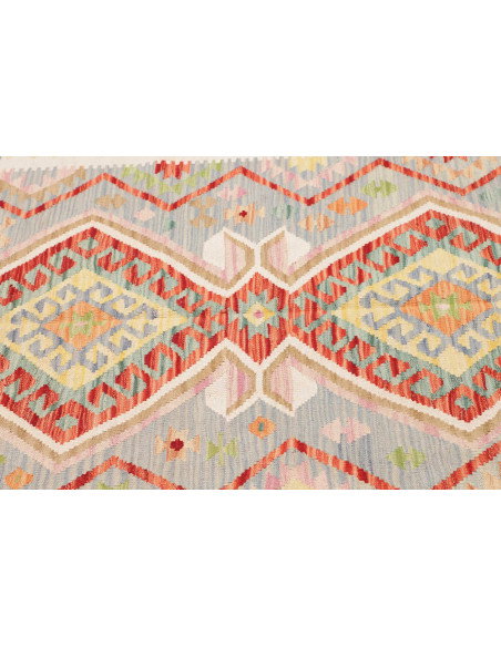 Kilim 122x175 Cm Afghan Hand-carded Wool Kilim
