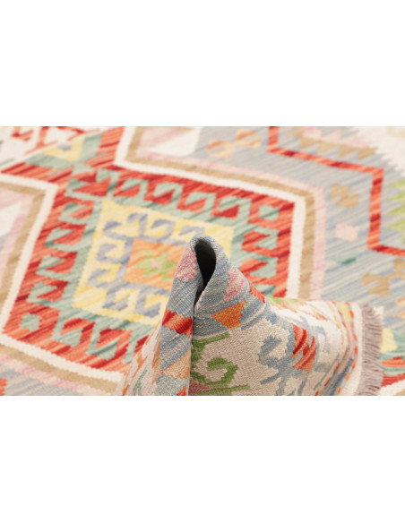 Kilim 122x175 Cm Afghan Hand-carded Wool Kilim