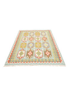 Kilim 126x184 Cm Kilim, Afghanistan, Hand-carded Wool (warp: 2