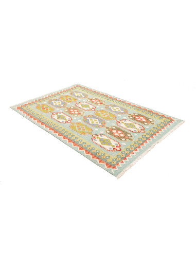 Kilim 126x184 Cm Kilim, Afghanistan, Lana Cardata A Mano