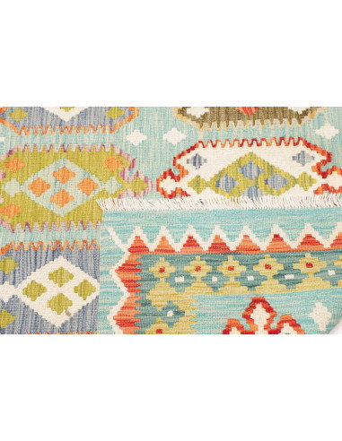 Kilim 126x184 Cm Kilim, Afghanistan, Hand-carded Wool (warp: