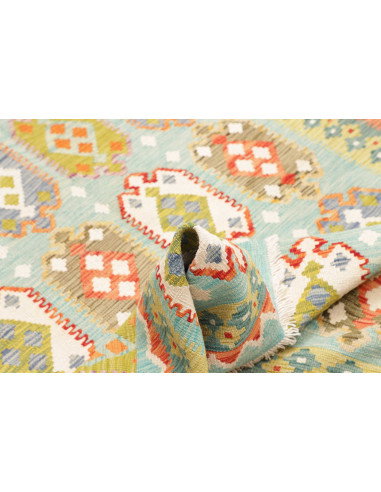 Kilim 126x184 Cm Kilim, Afghanistan, Lana Cardata A Mano