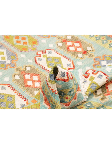 Kilim 126x184 Cm Kilim, Afghanistan, Lana Cardata A Mano
