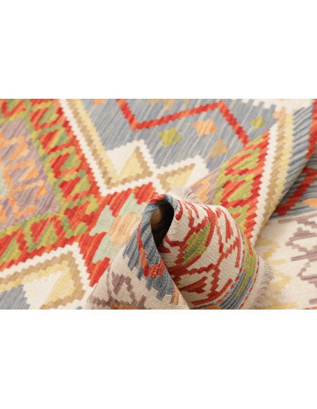 Kilim 123x178 Cm Kilim, Afghanistan, Lana Cardata A Mano