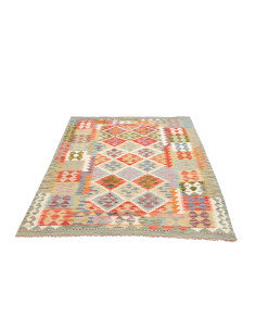 Kilim 131x175 Cm Kilim Afghanistan, Lana Cardata A Mano, 2