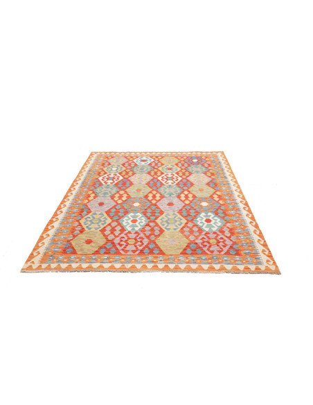 Kilim 174x234 Cm Kilim, Afghanistan, Hand-carded Wool (warp: