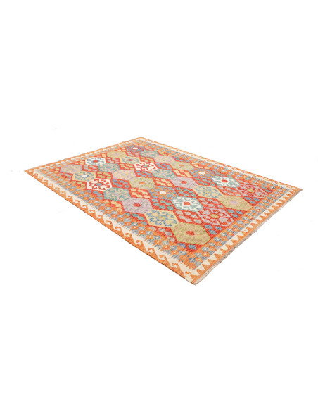 Kilim 174x234 Cm Kilim, Afghanistan, Hand-carded Wool (warp: