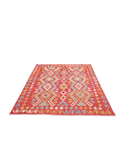 Kilim 149x205 Cm Kilim Afghanistan Hand-carded Wool Cotton