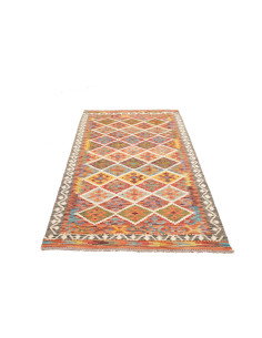 Kilim 107x199 Cm Kilim Afghanistan Lana Cardata A Mano 2