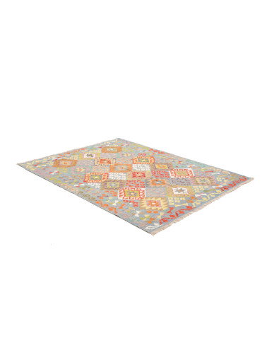 Kilim 148x194 Cm Kilim Afghanistan, Lana Cardata A Mano,