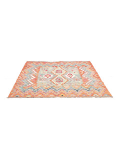 Kilim 155x150 Cm Kilim Afghanistan, Lana Cardata A Mano, 2