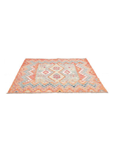 Kilim 155x150 Cm Kilim Afghanistan, Lana Cardata A Mano,
