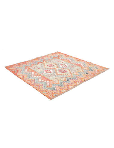 Kilim 155x150 Cm Kilim Afghanistan, Lana Cardata A Mano,