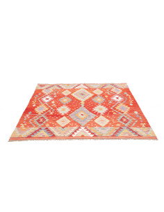 Kilim 148x162 Cm Kilim Afghanistan, Hand-carded Wool (warp: 2