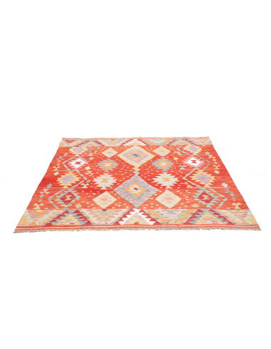 Kilim 148x162 Cm Kilim Afghanistan, Hand-carded Wool (warp: