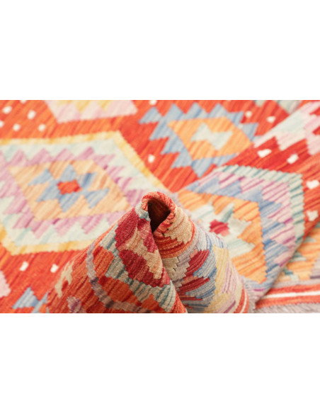 Kilim 148x162 Cm Kilim Afghanistan, Hand-carded Wool (warp: