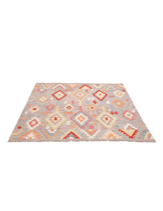 Kilim 151x149 Cm Kilim, Afghanistan, Lana Cardata A Mano 2