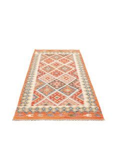 Kilim 102x198 Cm Kilim, Afghanistan, Hand-carded Wool, 2