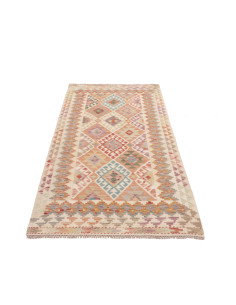 Kilim 94x201 Cm Kilim, Afghanistan, Hand-carded Wool, 2