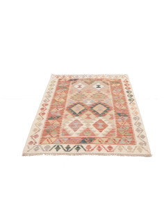 Kilim 101x142 Cm Kilim Afghanistan, Lana Cardata A Mano, 2