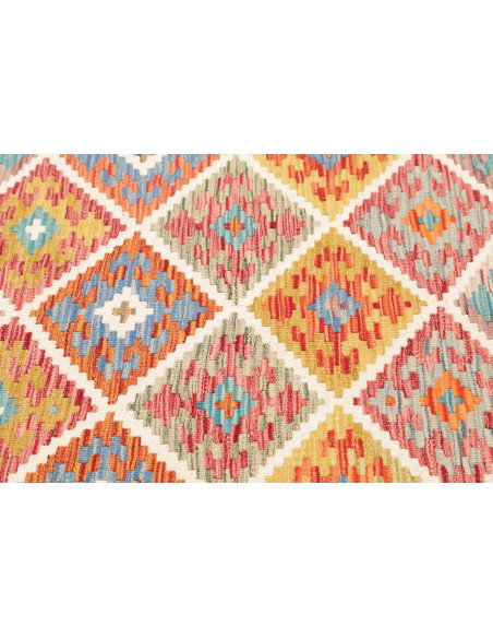 Kilim 101x147 Cm Kilim Afghanistan, Hand-carded Wool (warp: