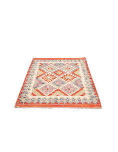 Kilim 106x139 Cm Kilim, Afghanistan, Hand-carded Wool, 2