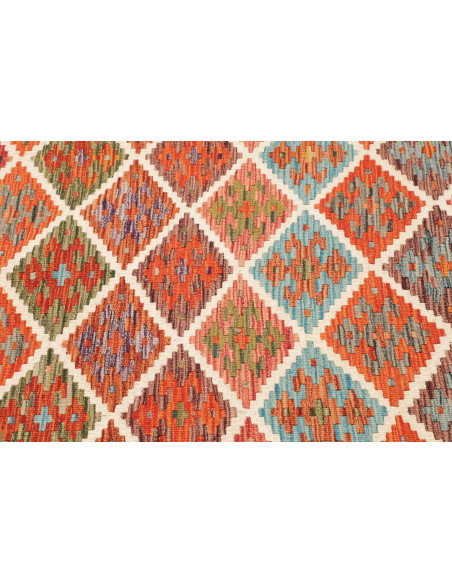 Kilim 161x154 Cm Kilim, Afghanistan, Hand-carded Wool (warp: