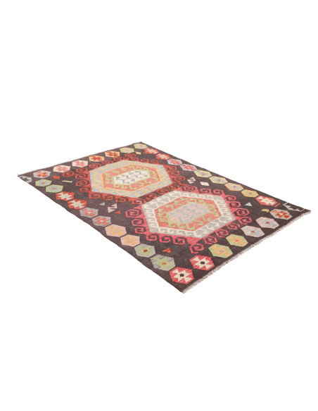 Kilim 121x179 Cm Kilim Afghanistan Hand-carded Wool (warp: