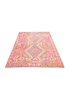 Kilim 126x187 Cm Kilim, Afghanistan, Lana Cardata A Mano 2