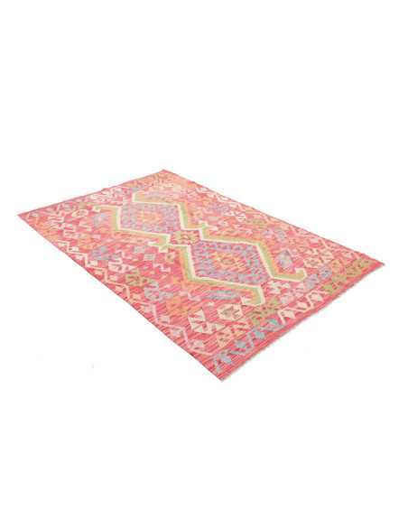 Kilim 126x187 Cm Kilim, Afghanistan, Hand-carded Wool
