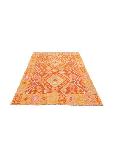 Kilim 126x188 Cm Kilim, Afghanistan, Lana Cardata A Mano