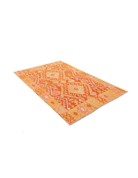 Kilim 126x188 Cm Kilim, Afghanistan, Hand-carded Wool (warp: