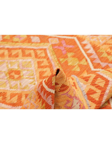 Kilim 126x188 Cm Kilim, Afghanistan, Lana Cardata A Mano