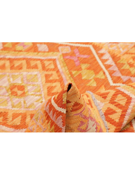 Kilim 126x188 Cm Kilim, Afghanistan, Lana Cardata A Mano