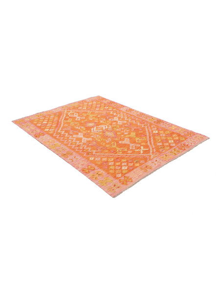 Kilim 135x181 Cm Kilim Afghanistan Hand-carded Wool Cotton