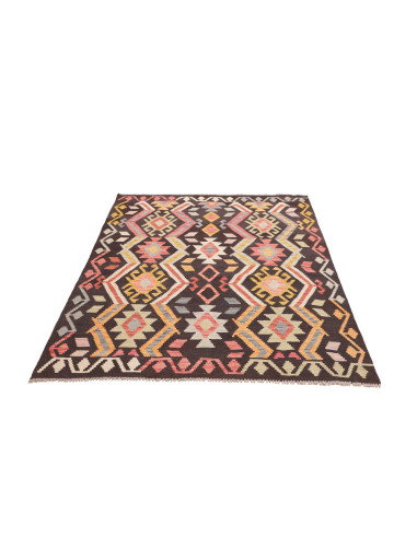 Kilim 129x175 Cm Kilim Afghanistan Hand-carded Wool (warp:
