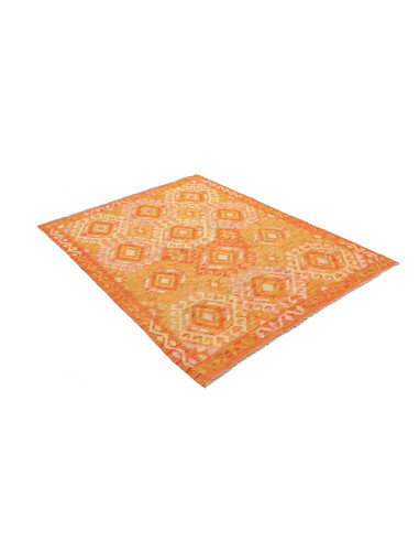 Kilim 134x178 Cm Kilim Afghanistan, Lana Cardata A Mano