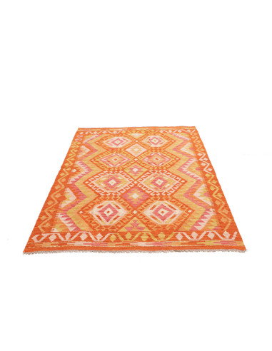 Kilim 129x177 Cm Kilim Afghanistan Hand-carded Wool