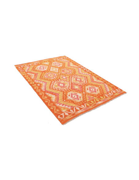 Kilim 129x177 Cm Kilim Afghanistan Lana Cardata A Mano