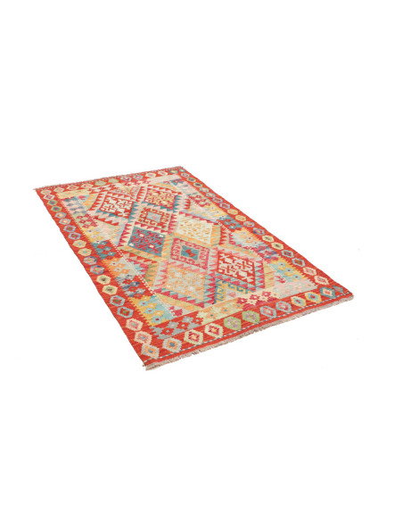 Kilim 99x155 Cm Kilim, Afghanistan, Hand-carded Wool (warp: