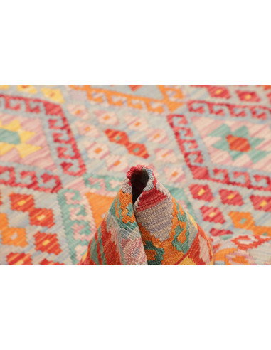 Kilim 129x168 Cm Kilim Afghanistan Lana Cardata A Mano