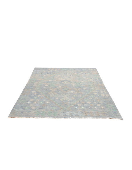 Kilim 154x193 Cm Kilim, Afghanistan, Lana Cardata A Mano,